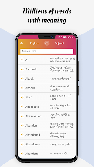 Meaning in Gujarati Screenshot 1