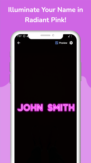 Neon Name Live Wallpaper Screenshot 0