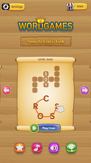 Word Games: Search, Cross, Link Screenshot 0