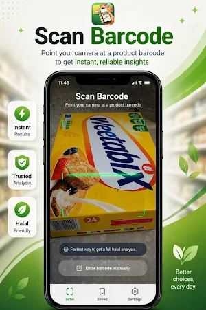 Halal Barcode Scanner Screenshot 0