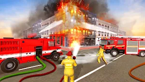 911 Fire Truck Games Simulator Screenshot 3