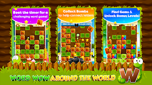 Worm Word : Unlock The World Screenshot 0