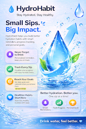 HydroHabit - Let's be hydrated Screenshot 0