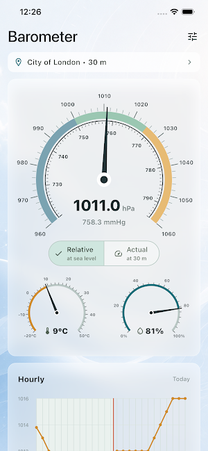 Barometer: Air Pressure Screenshot 2