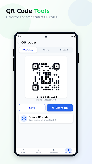 1Direct: Chat Without Saving Screenshot 1
