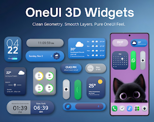 OneUI 3D Widgets Screenshot 1