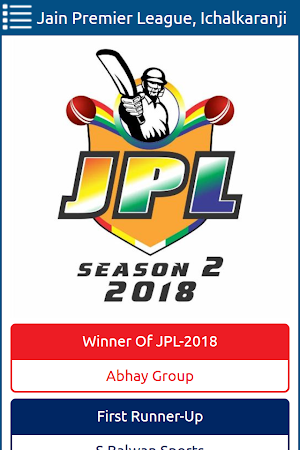 JainPremierLeague Ichalkaranji Screenshot 0