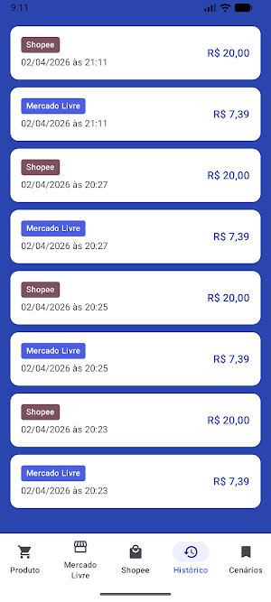 Markup - Calculadora de Preços Screenshot 3