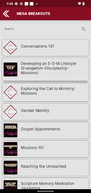 Converge Collegiate Conference Screenshot 2
