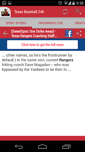 Texas Baseball 24h Screenshot 2
