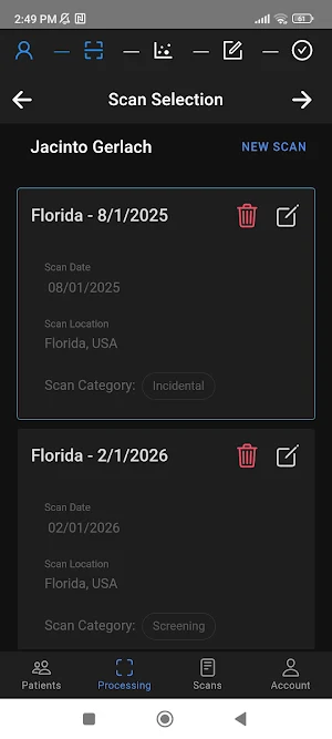 Lung Nodule Tracker Screenshot 1