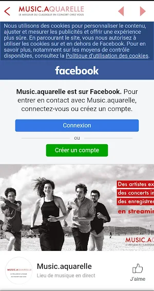 Radio Music Aquarelle Screenshot 2