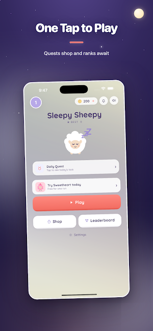 Sleepy Sheepy - Cloud Jumper Screenshot 1