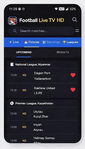 Live Football TV HD Screenshot 2