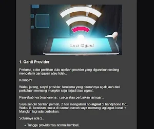 how to cope with lost signal Screenshot 1