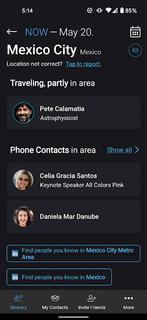 apreet β – Meet Contacts Screenshot 1