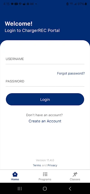 ChargerREC Portal Screenshot 0