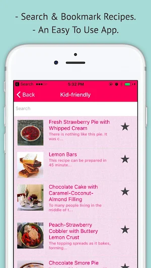 Dessert Recipes - Offline Recipes For Desserts Screenshot 1