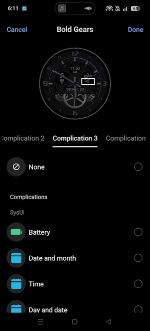 Bold Gears Watch Face 2026 Screenshot 3