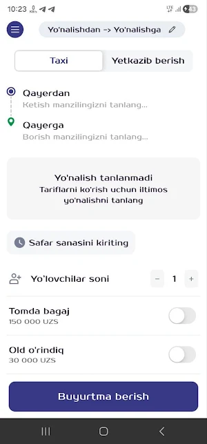 shanaraq GO rayon taksi Screenshot 0