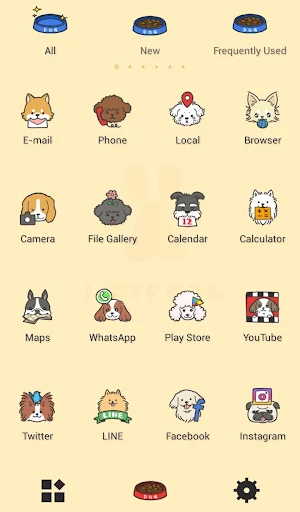 Cute Wallpaper I Love DOGS Theme Screenshot 2