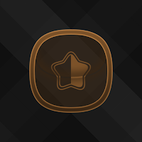 Matte Glass Brown Icon Pack