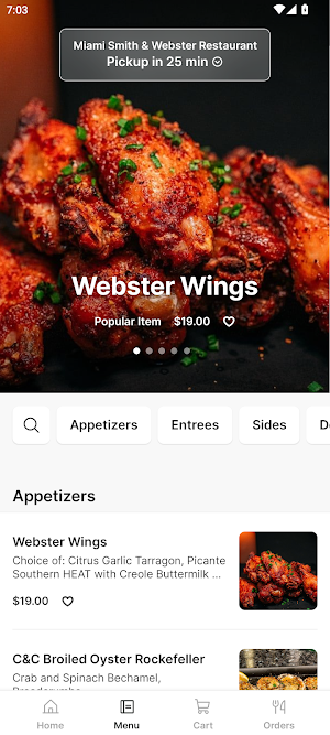 Smith & Webster Restaurant Screenshot 1