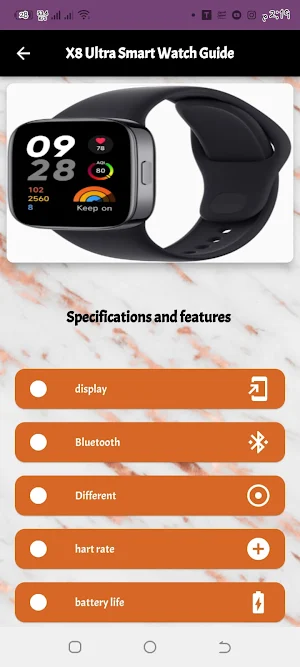 X8 Ultra Smart Watch Guide Screenshot 1