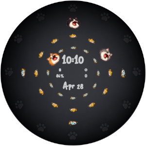 Paws Orbit - Watch Face Screenshot 3