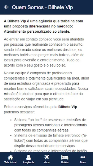 Bilhete Vip Screenshot 1