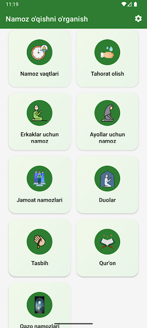 Namoz o'qishni o'rganish Screenshot 0