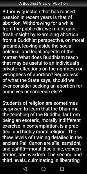 A Buddhist View of Abortion Screenshot 2