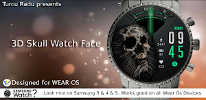 A 3D Skull Watch Face Screenshot 0