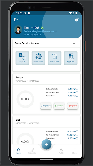 SIROCo HR Self Service Screenshot 2
