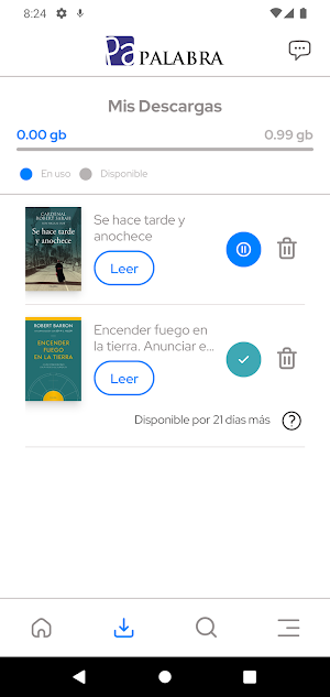Ediciones Palabra Ebooks Screenshot 1