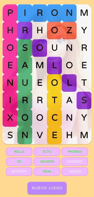 Word Search: Cinema and TV Screenshot 1