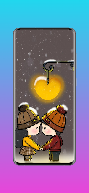 Couple Wallpaper Cartoon Screenshot 1