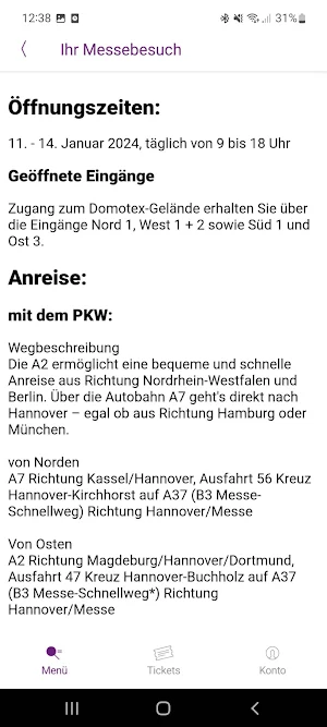 DOMOTEX Screenshot 2