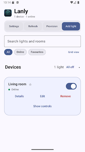 Lanly: Local Smart Lights Screenshot 0