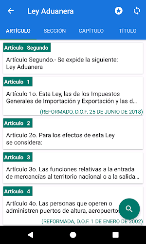 Ley Aduanera Screenshot 2