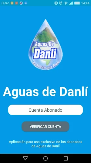 Aguas de Danli - Consultas Móv Screenshot 0