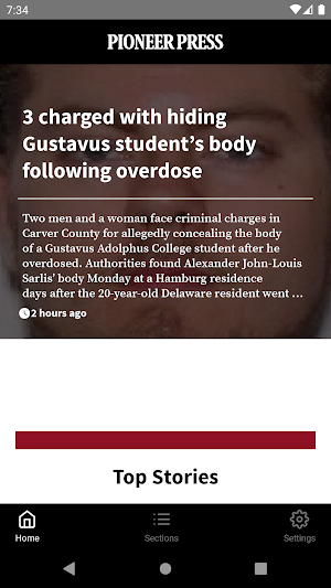 St. Paul Pioneer Press Screenshot 0