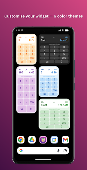 RP - Currency Converter Widget Screenshot 2