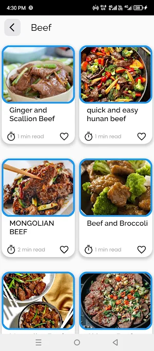 Chinese Recipes CookBook Screenshot 2