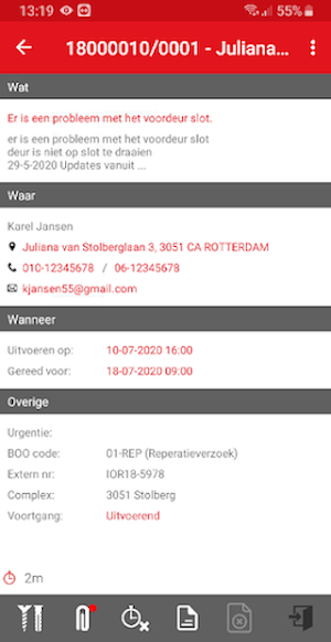 KRAAN Werkbon S&O Screenshot 1