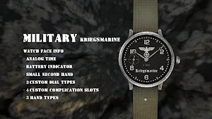 Military Watch Face 05 Screenshot 1