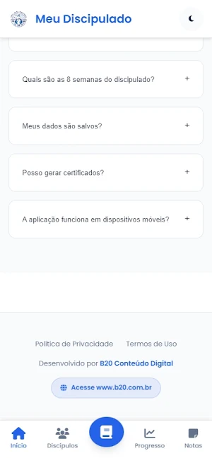 Meu Discipulado Screenshot 1