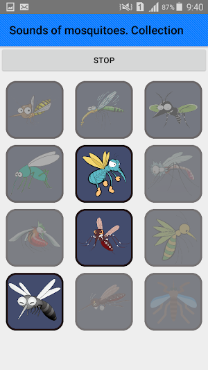 Sounds of a mosquito. Collection Screenshot 2