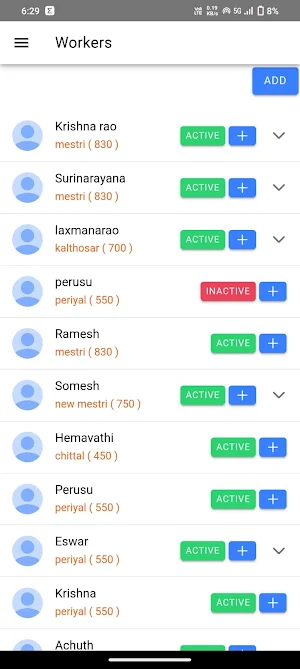 Workers Attendance Offline Screenshot 2