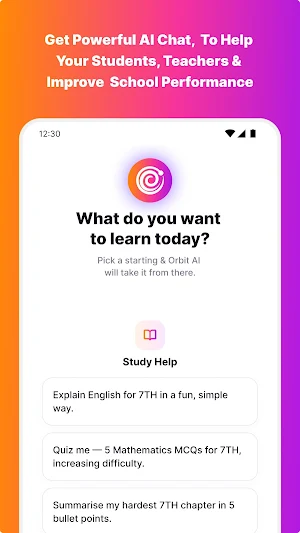 Orbit AI : 24x7 AI Tutor Screenshot 2